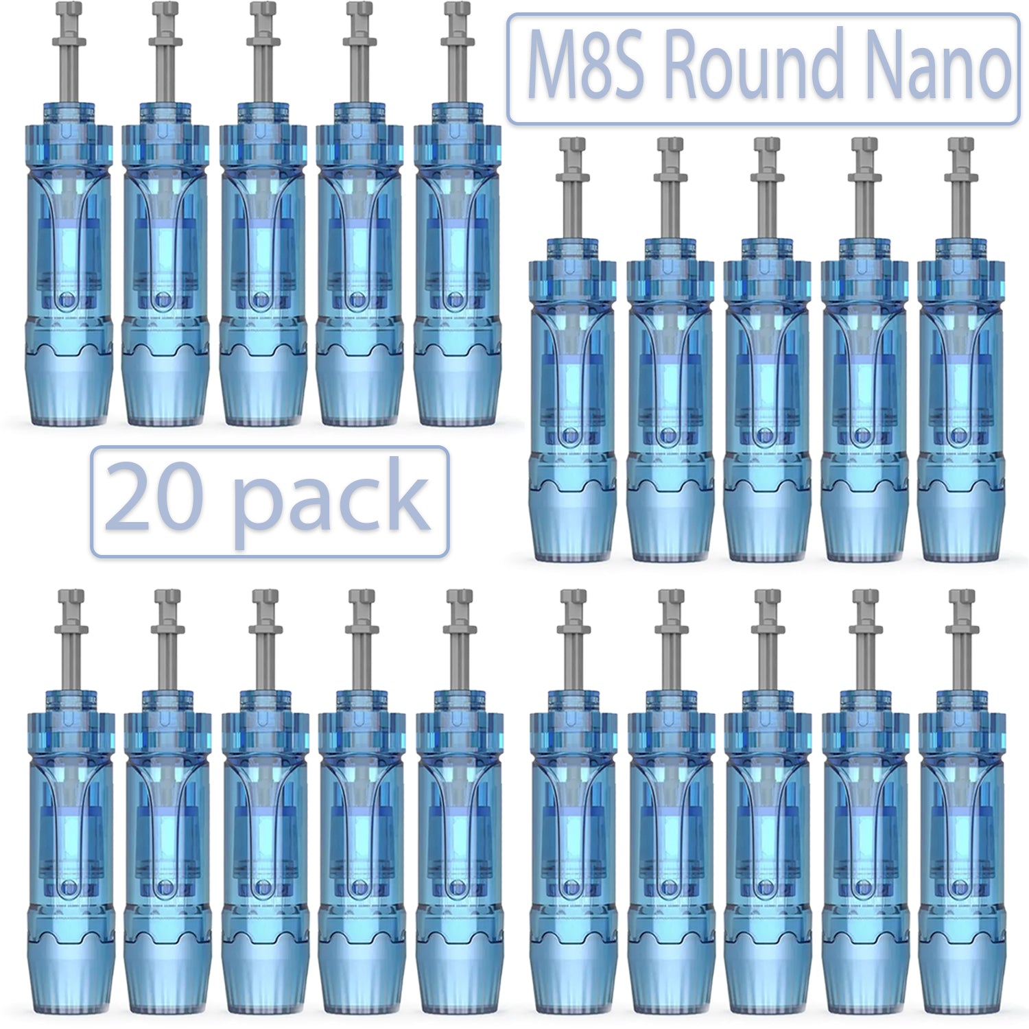 Dr.Pen M8S Round Nano Cartridges (20pcs)