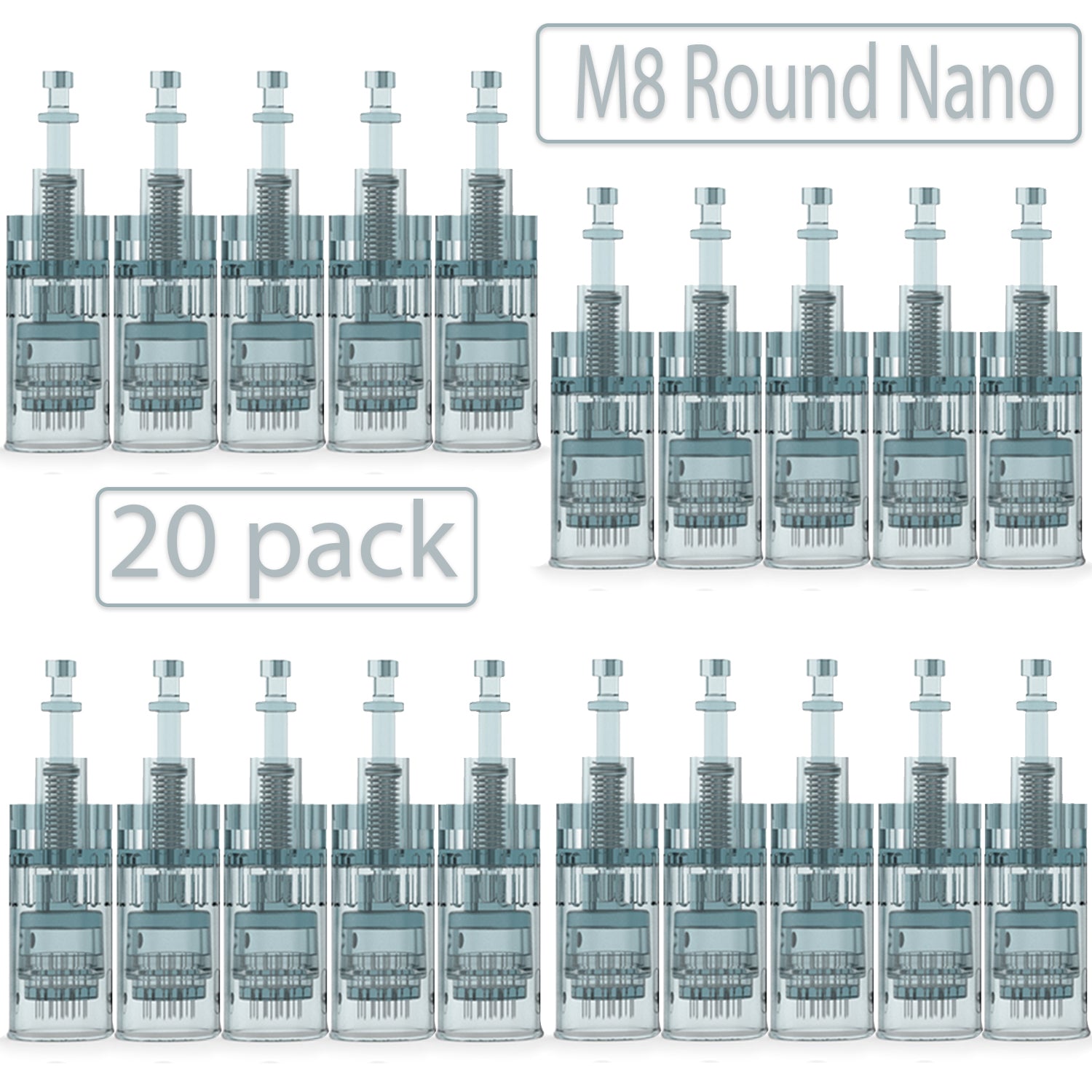 Dr.Pen M8 Round Nano Cartridges (20pcs)