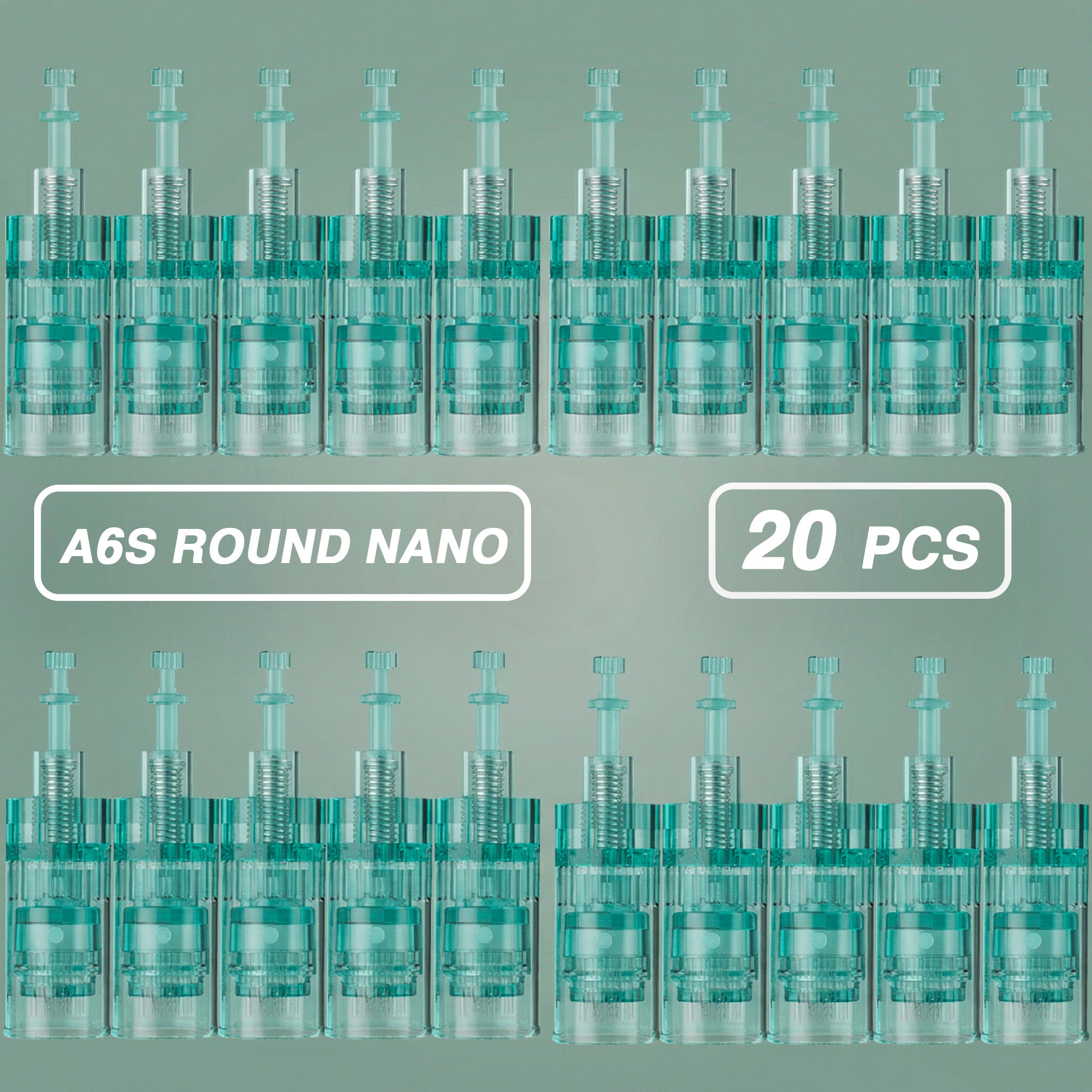Original Dr.Pen A6S Round Nano Cartridges (20pcs)