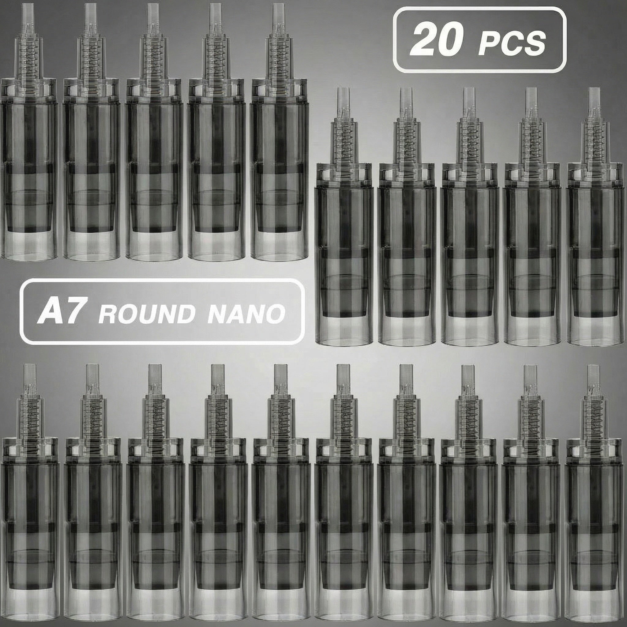 Original Dr.Pen A7 Round Nano Cartridges (20pcs)