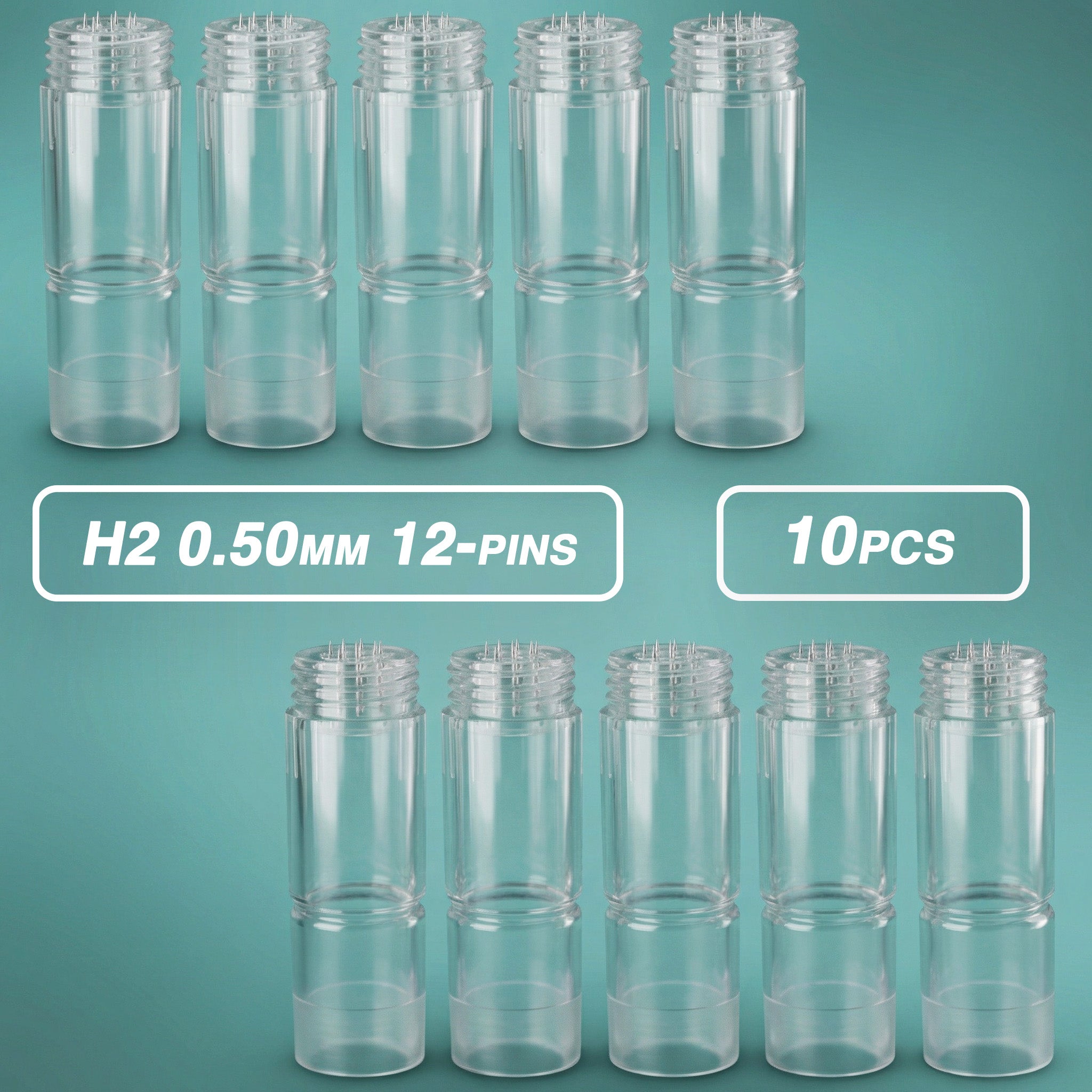 Original Dr.Pen Hydra Pen H2 12-pin 0.50mm Cartridges (10pcs)