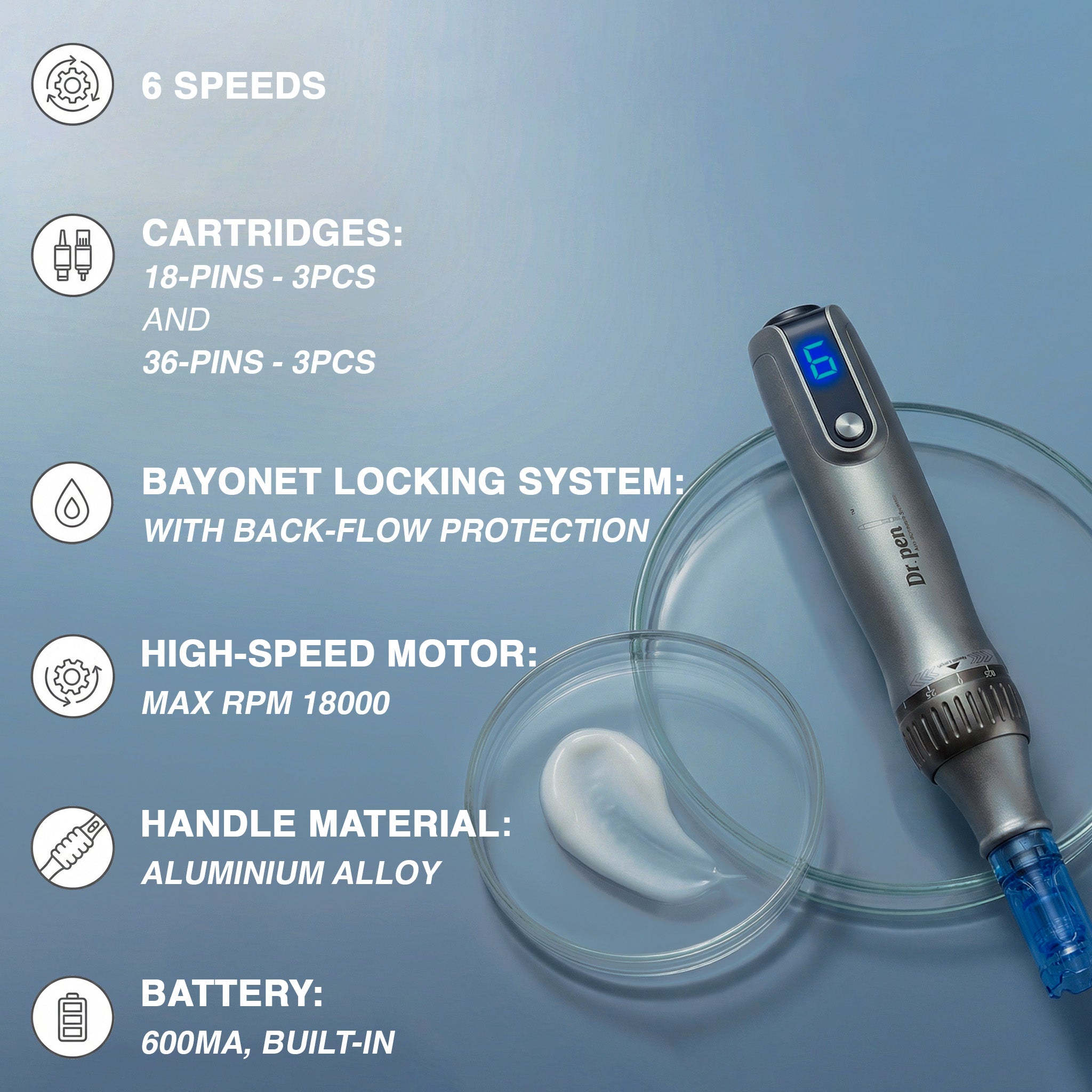 Original Dr.Pen M8S Microneedling Pen