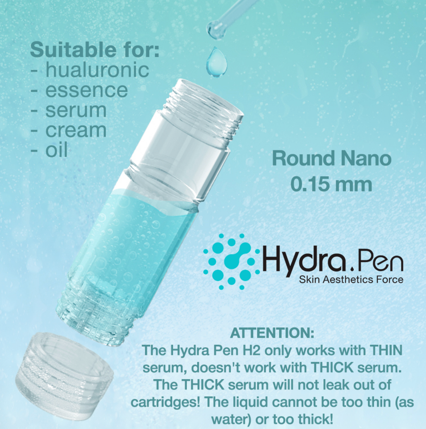 Dr.Pen H2 Round Nano Cartridges (10pcs)