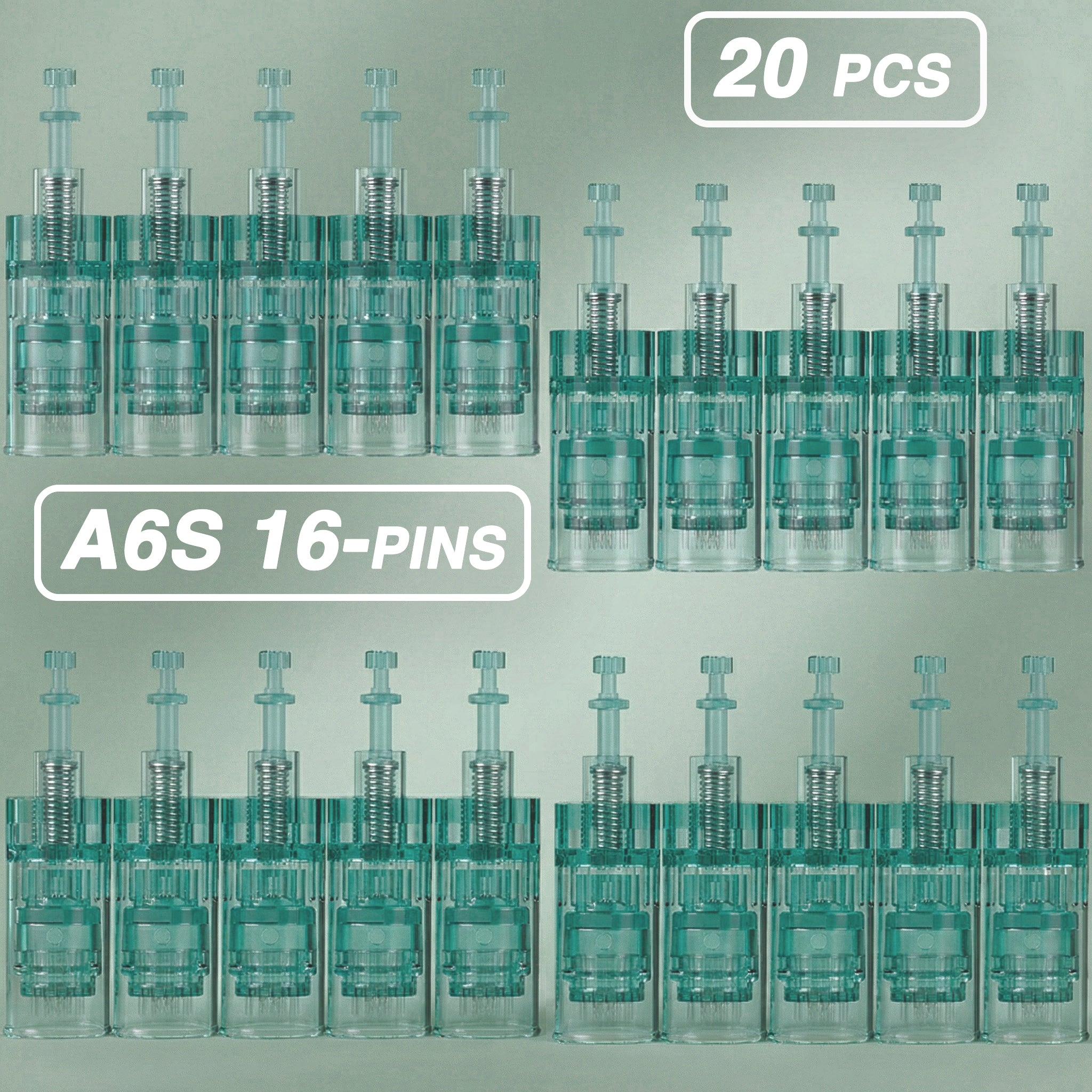 Dr. Pen A6S 16-pin Cartridges (20pcs)