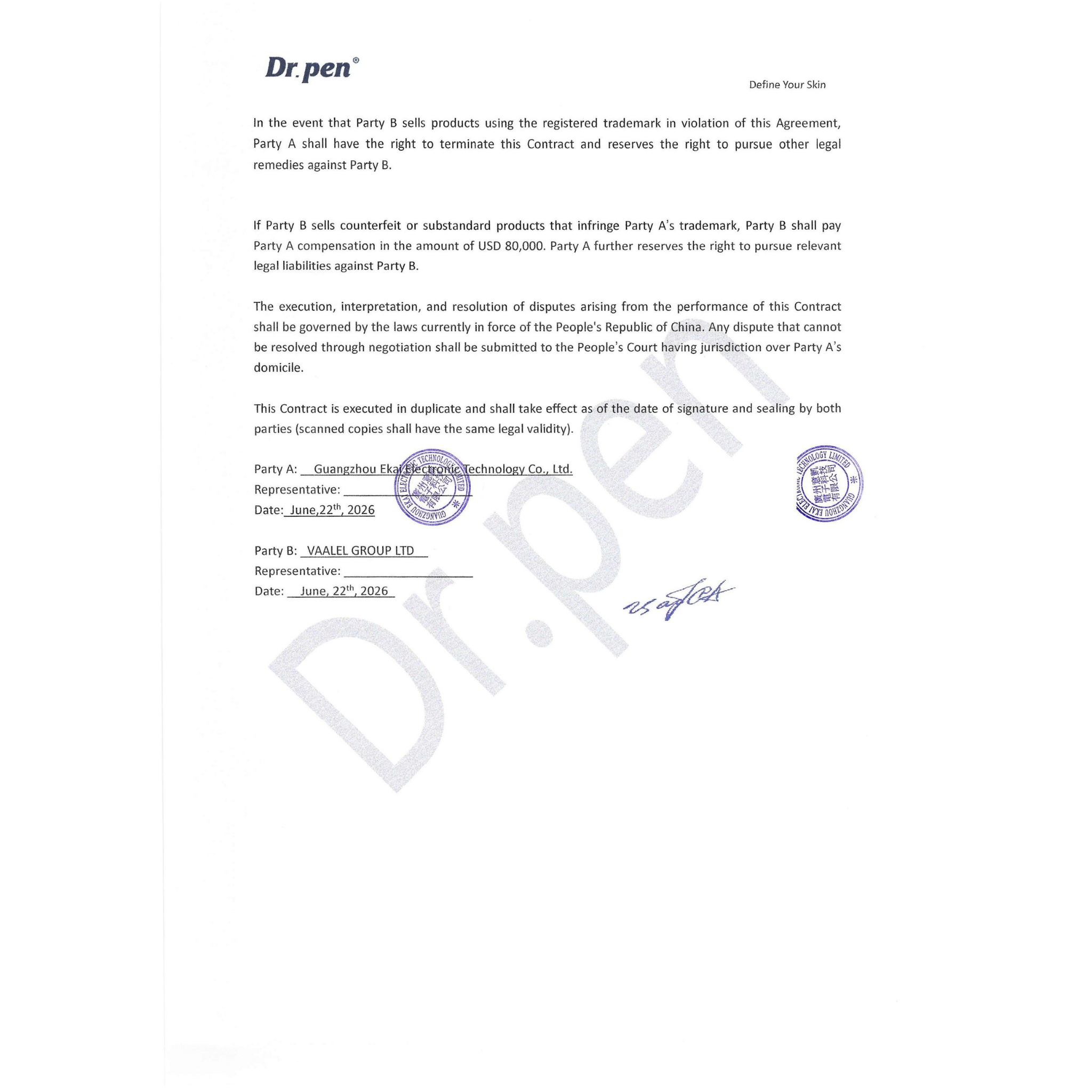 Dr. Pen Adjustable Derma Stamp Bio Needle 120