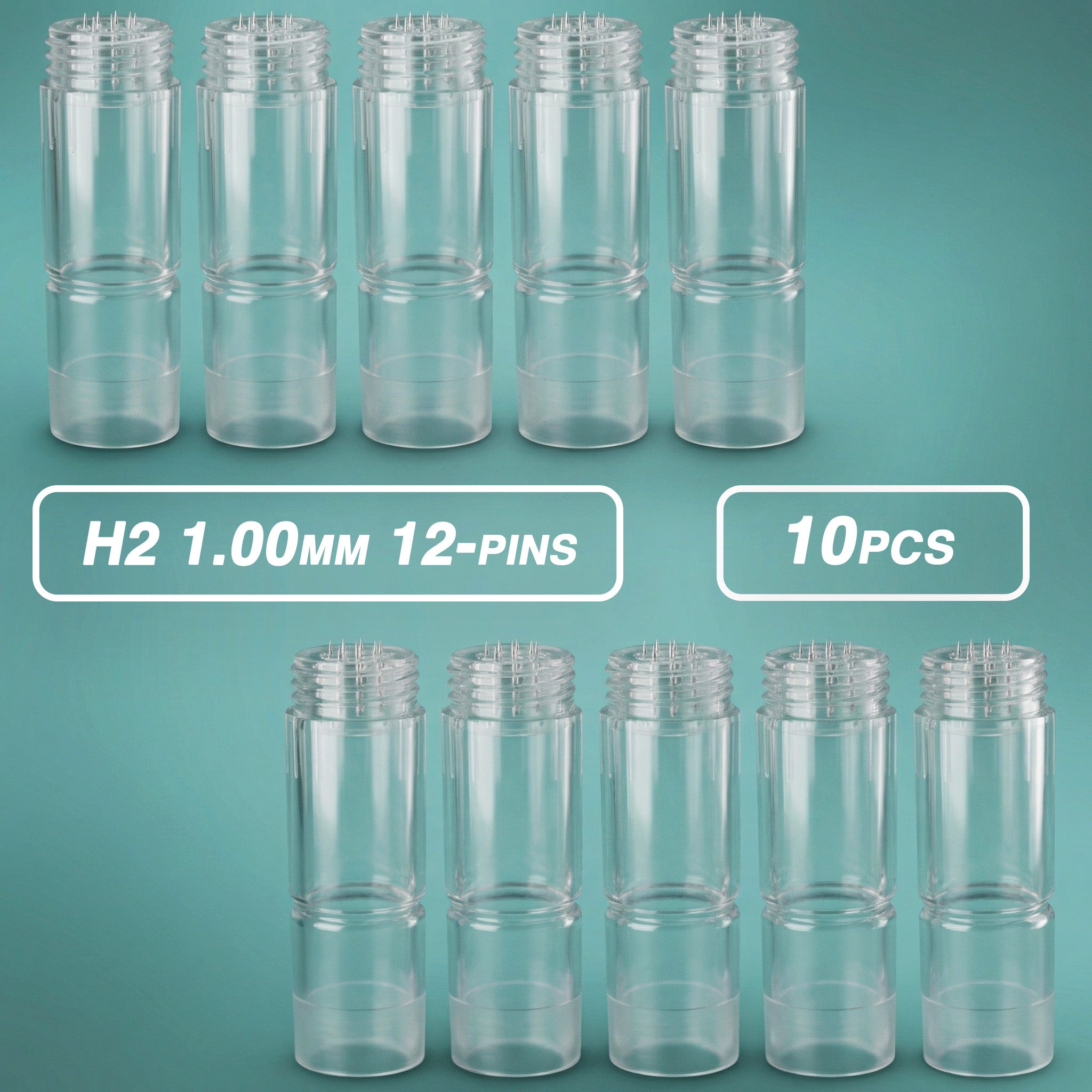 Original Dr.Pen Hydra Pen H2 12-pin 1.00mm Cartridges (10pcs)